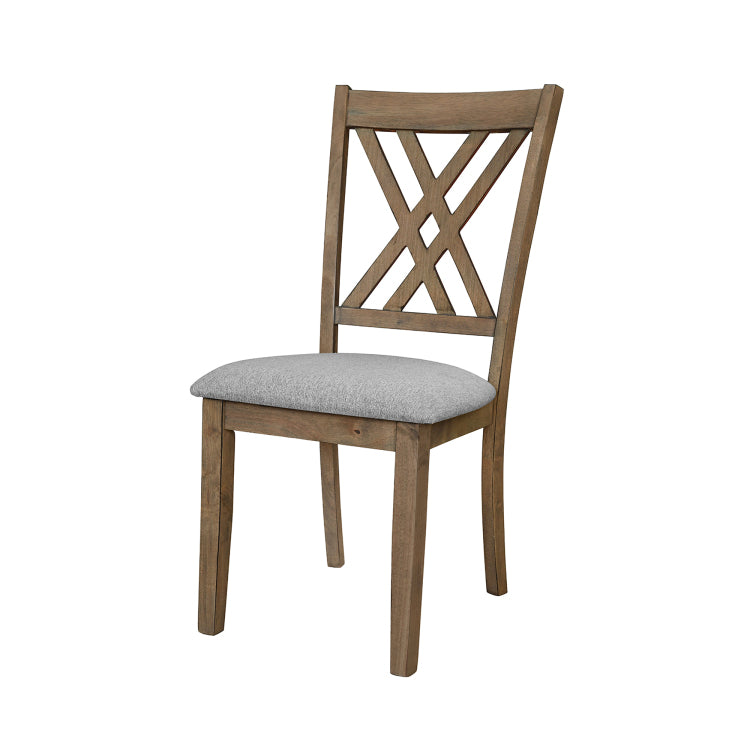 Amador Cross Back 2Pk Dining Chair Set