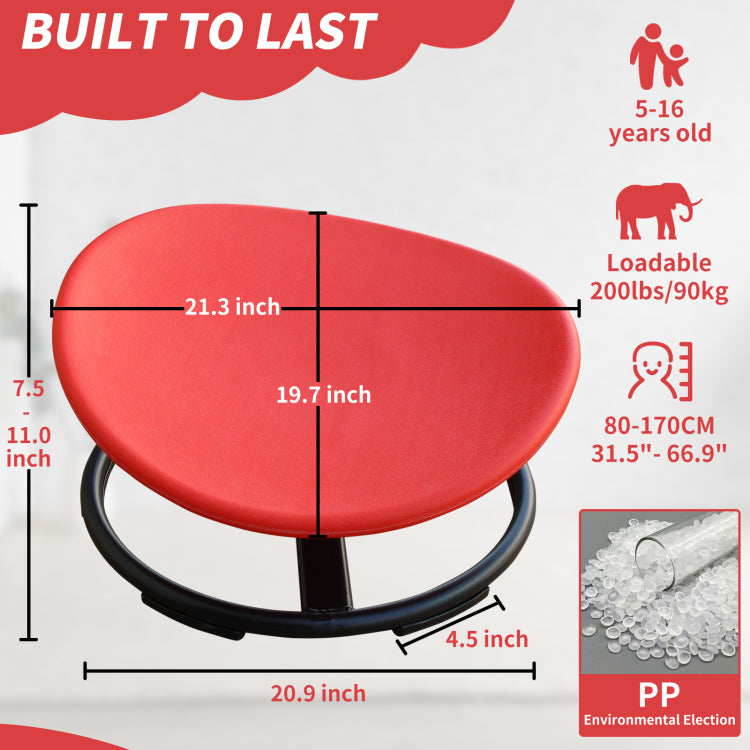 Kids Sensory Swivel Chair For Children With Autism, Sensory Toys For Children With Adhd, Training Body Coordination, For Focus And Balance, Comfortable, Safe, Fun Sensory Tools For Body Development