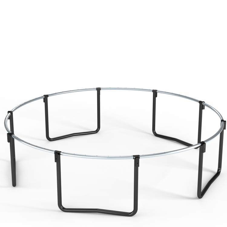 Yc 12Ft Trampoline Pumpkin Black Red