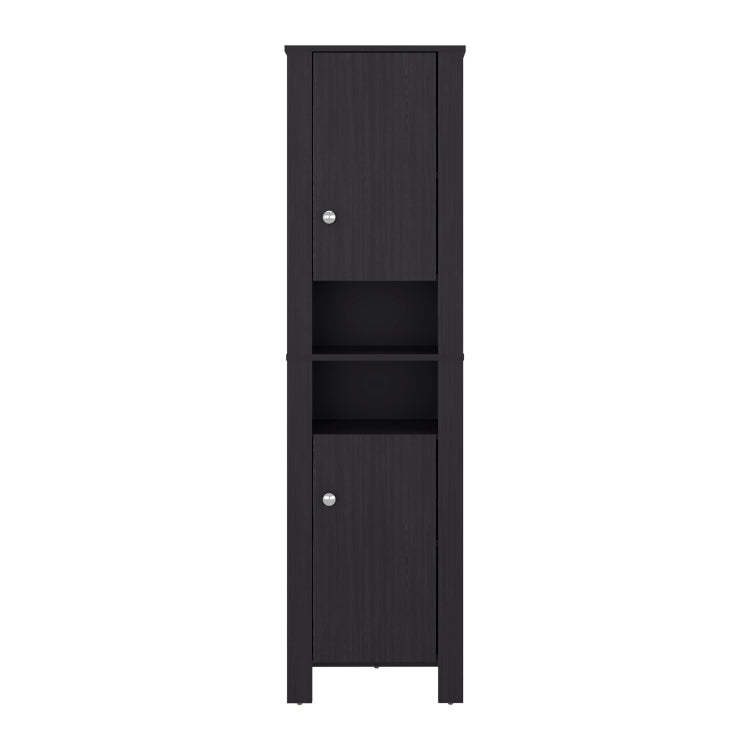 Vanessa Bathroom Cabinet With Auxiliary Storage Modern Freestanding Organizer, Space Saving Bathroom Storage