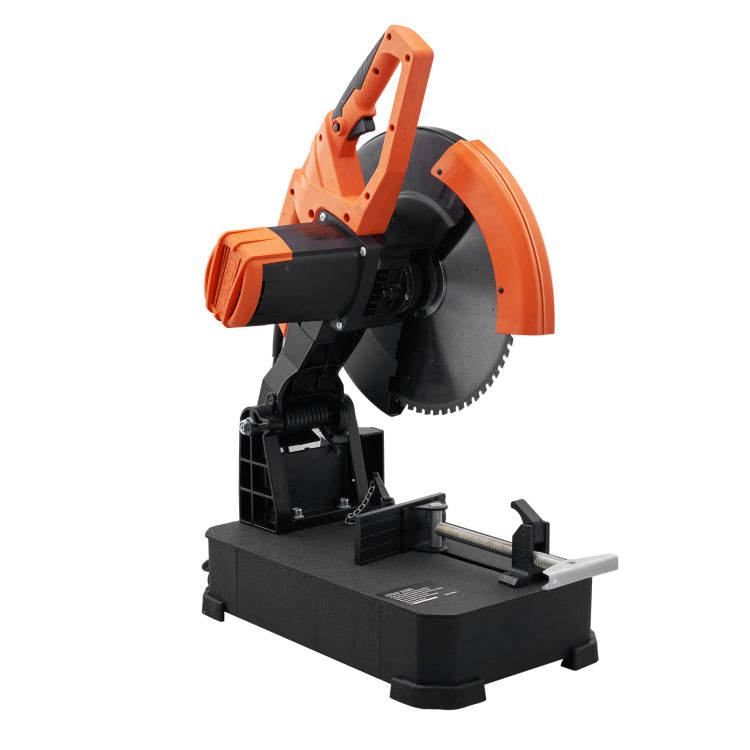 Chop Saw, 14" 355Mm Blade Diameter Cut Off Saw, 2800W 1200Rpm Steel Cutting Machine, 0 45 Adjustable Dry Cut Chop Saw, Miter Saw For Cutting Metal Cold Cut Saw For Steel Rebar Iron Aluminum