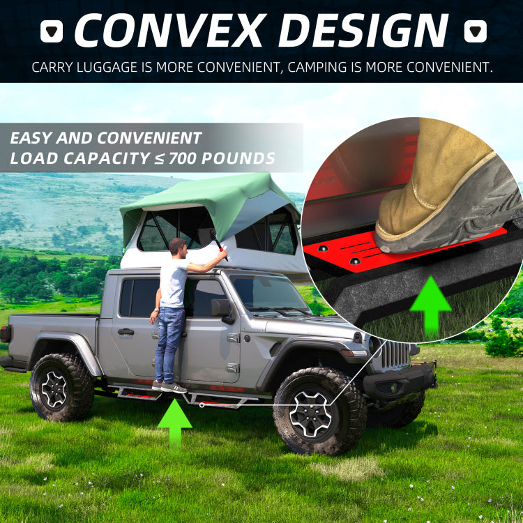 Two Color 6 Running Boards For 2020 2026 Jeep Gladiator Jt 4 Door,Side Steps