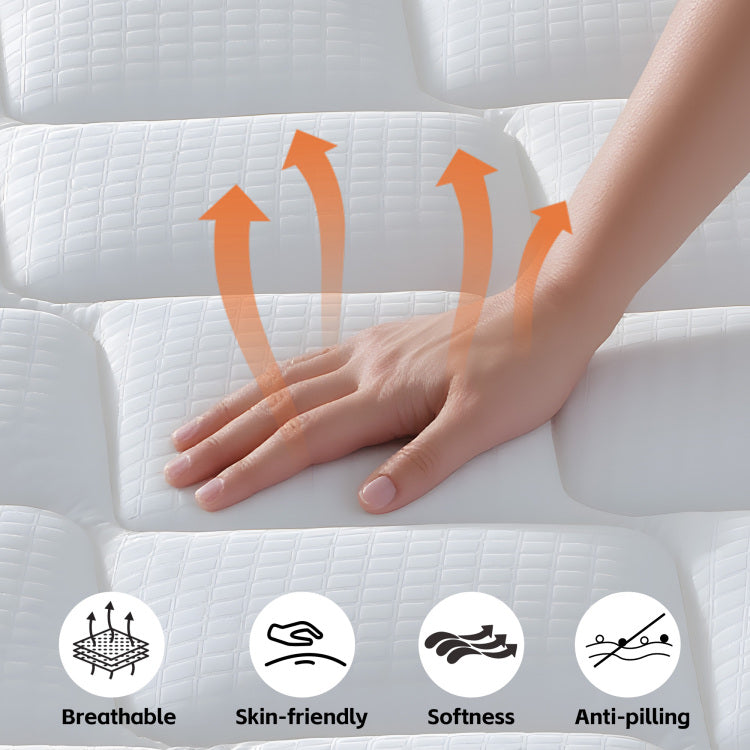 12" Mattress Certipur Us Certified Hybrid Memory Foam Pocket Spring Mattresses