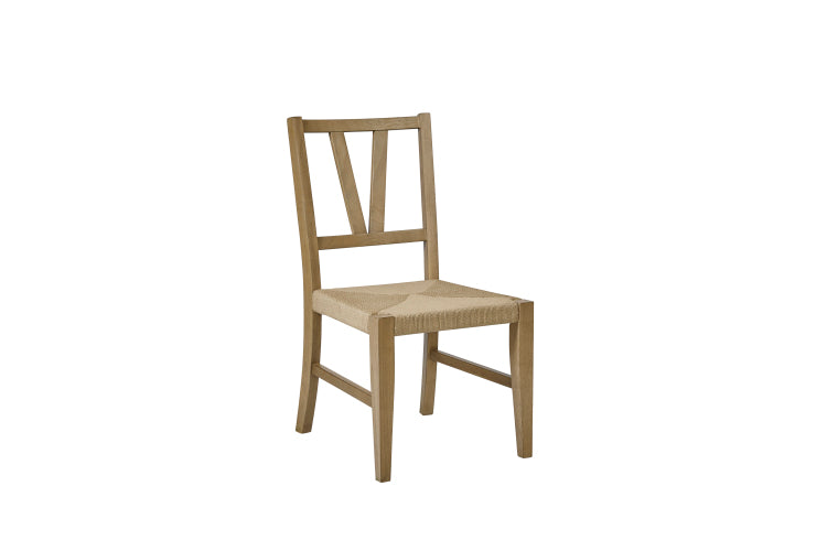 Slat Back Chair Cashew Set Of 2