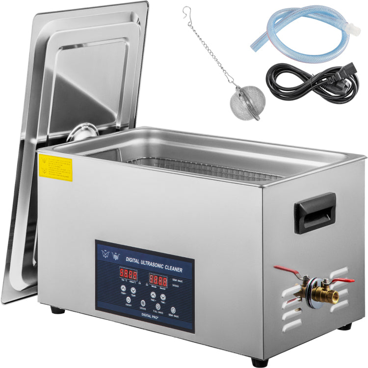 30L Ultrasonic Cleaner 28 40Khz Dual Frequency Professional Ultrasonic Parts Cleaner With Heater Timer For Parts Dental Instruments Cleaning