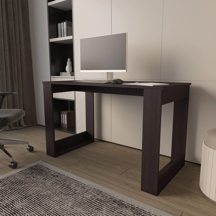 Wengue Writing Computer Desk With Ample Work Surface