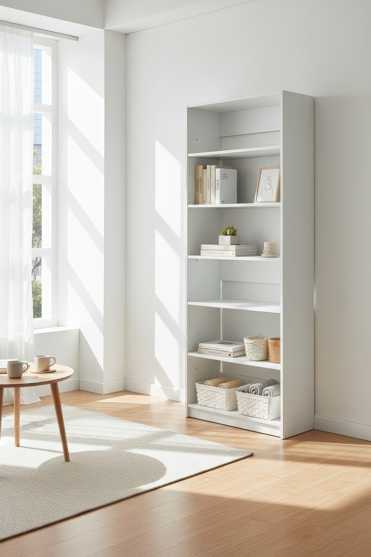 Prosper 32" White Wood Walk In Closet With Five Shelves