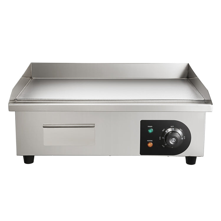 Commercial Electric Griddle, 21 X 11.8 Inch, 1750W, 122 570 F Adjustable Temp Control, Stainless Steel Countertop Flat Top Grill With 2 Spatulas, 2 Brushes And 4 Foot Pads, For Steak, Pancake