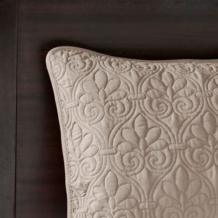 Reversible Bedspread Set Khaki King