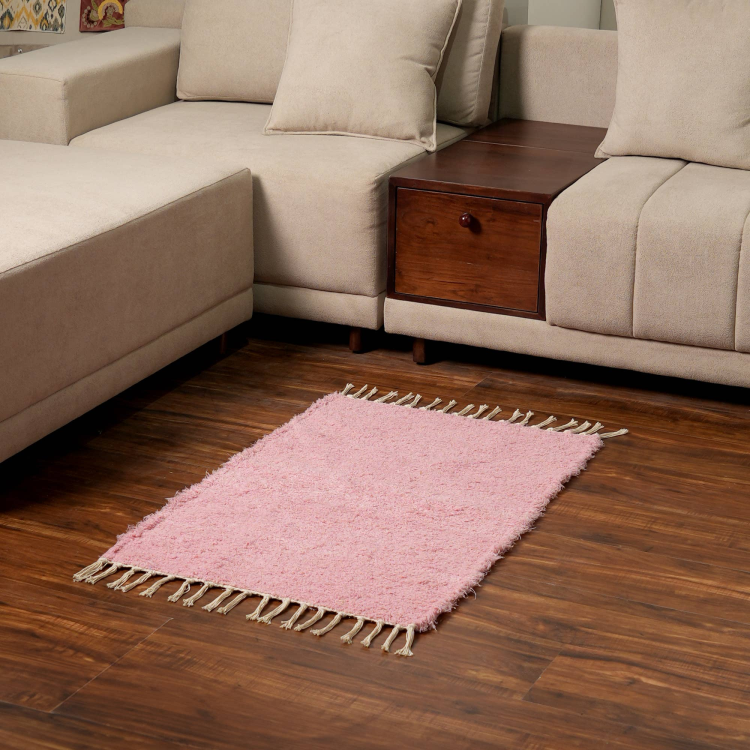 Camelot 36X24" Scatter Rug Stylish Pink Accent Rug For Living Room, Bedroom, & Home Decor"