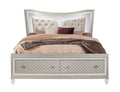 Cross Glam Champagne Queen Bed With Led