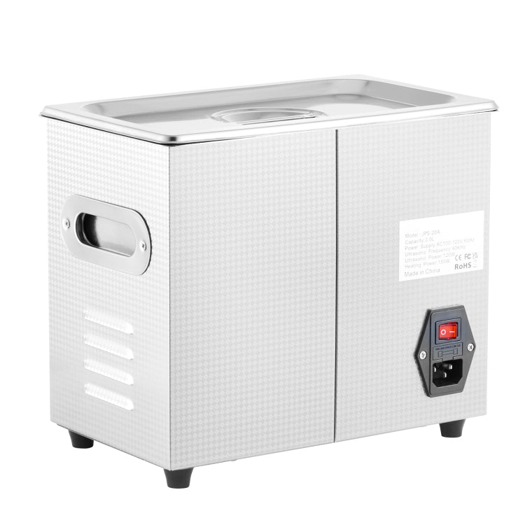 Ultrasonic Cleaner With Digital Timer & Heater, Professional Ultra Sonic Jewelry Cleaner, Stainless Steel Heated Cleaning Machine For Glasses Watch Rings Small Parts Circuit Board 3L