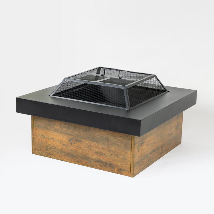 36 Inch Iron Fire Pit Table Wood Burning Stove