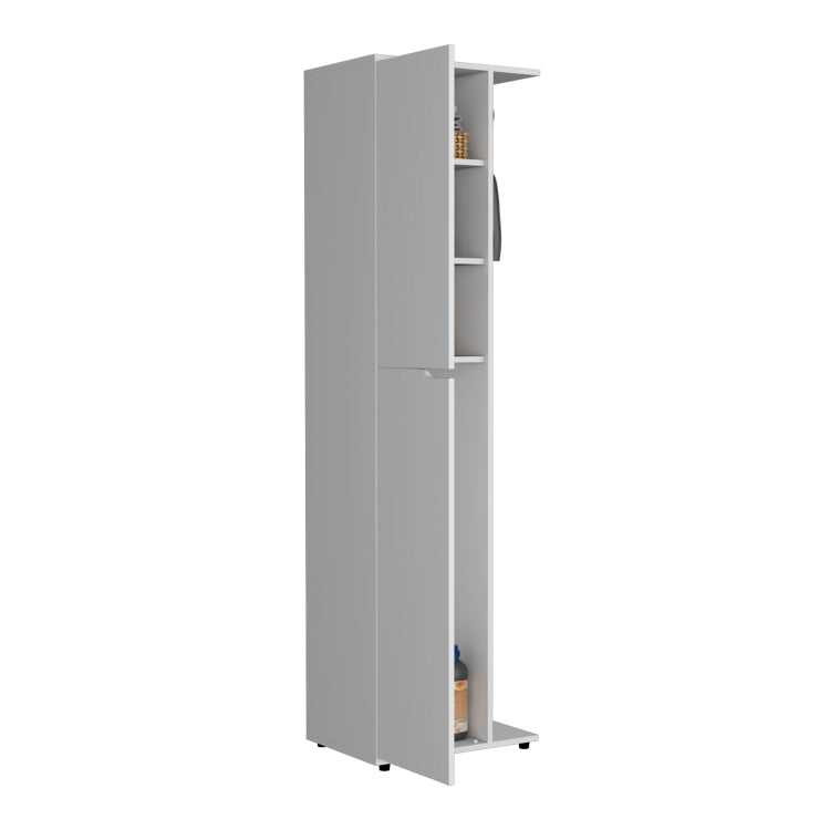 Austin Storage Broom Closet White