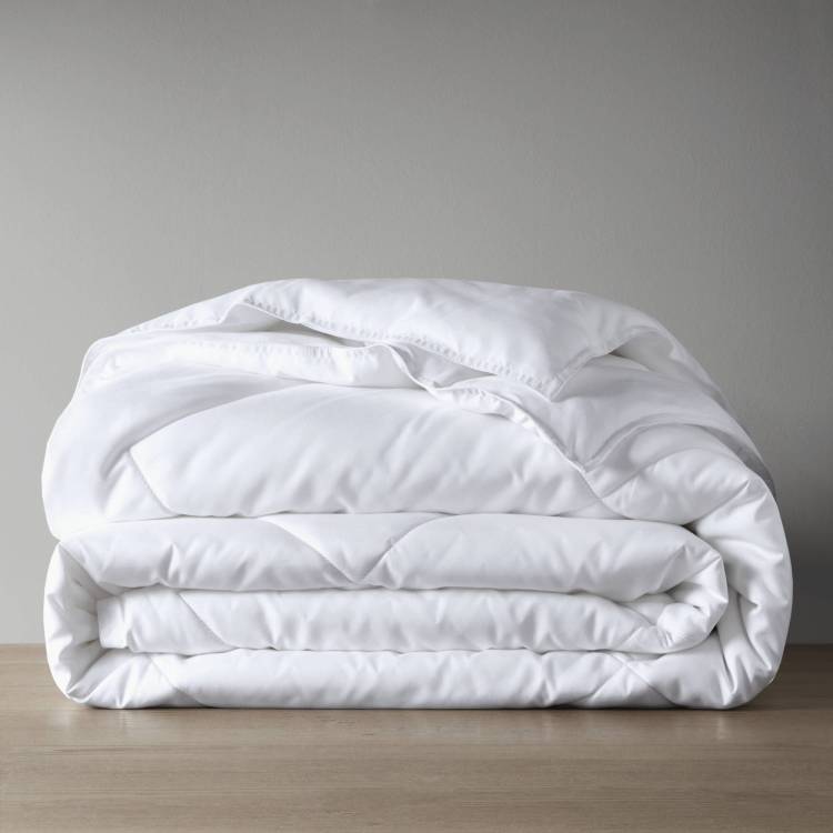 Oversized Down Alternative Comforter White King Cal King
