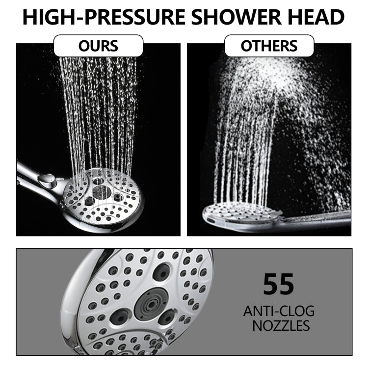 Lift Up Diverter Bathtub Faucet With 6 Settings Handheld Shower In Chrome Rough In Valve Not Included