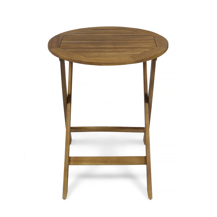 HILLSIDE BISTRO SET,2 Chairs 1 Table brown - wood
