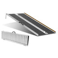 Portable Wheelchair Ramp, 4 Ft 800 Lbs Capacity, Non Slip Aluminum Folding Threshold Ramp, Foldable Mobility Scooter Ramp Wheel Chair Ramp, Handicap Ramp For Home Steps, Stairs, Doorways, Curbs