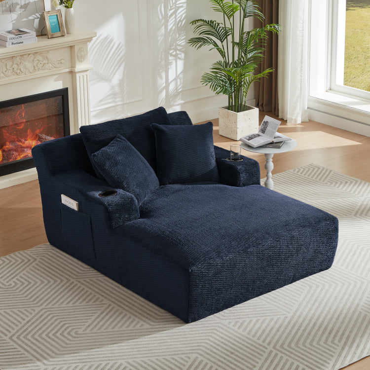 Oversized Chaise Lounge Chair Indoor,No Assembly Required,Comfy Sleeper Sofa For Living Room,Office