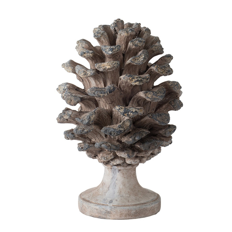 D7X10.5" Table Decor, Pinecone