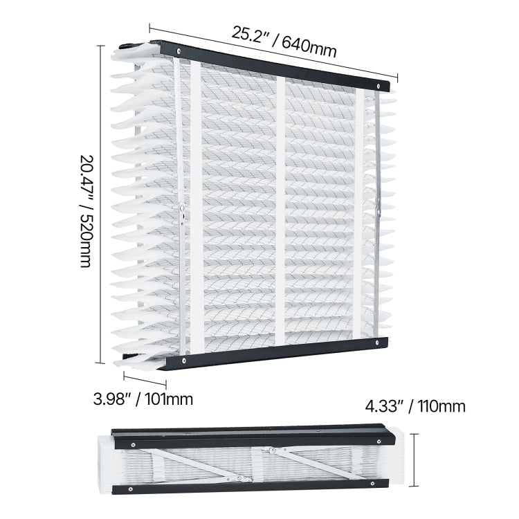 Air Filters Merv 11 Electrostatic Pleated Hvac Furnace Filter 4 Pack 20 X 25 X 4