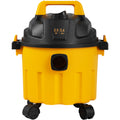 Wet Dry Vac, 2.6 Gallon, 2.5 Peak Hp, 3 In 1 Shop Vacuum With Blowing Function, Portable With Attachments To Clean Floor, Upholstery, Gap, Car, Etl Listed, Yellow
