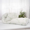 Bamboo Blend Waterproof Mattress Protector Queen Size 180G 35% Bamboo 65% Polyester Air Layer Top, Tpu Backed, 1000G 3D 7D Fill, 21" Deep Pocket, Soft & Quiet For All Seasons