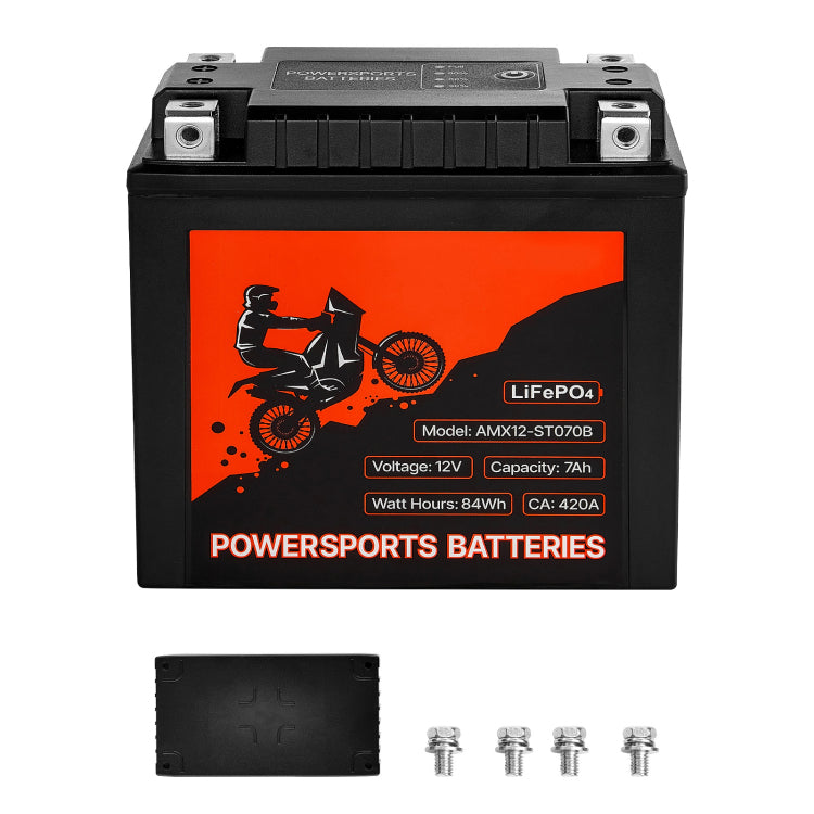 Motorcycle Battery 12V 7Ah Yt14Ah Bs High Performance Powersports Battery