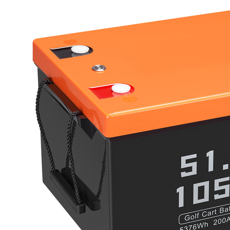48V 105Ah Golf Cart Lithium Battery 20A Charger Lcd Monitor & 4000 Cycle