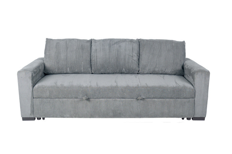 Modern Convertible Sleeper Sofa With Pull Out Bed Corduroy