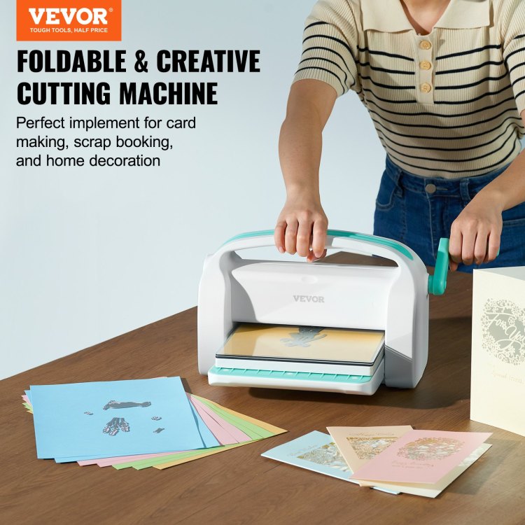 Manual Die Cutting Embossing Machine 9" Opening For Art Craft Scrapbooking