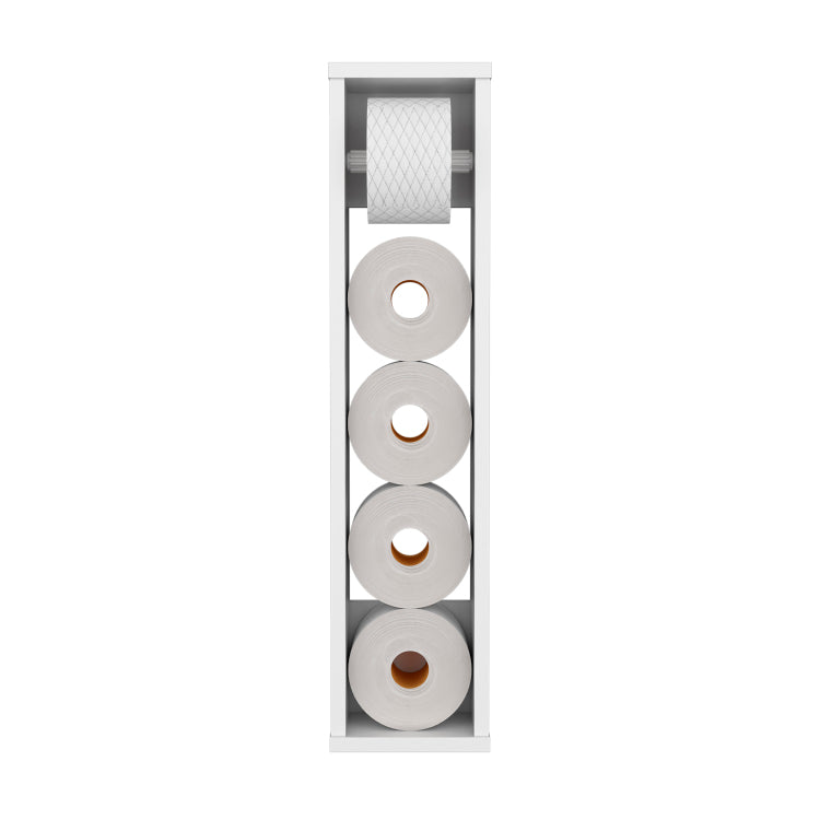 Bali 28" High Toilet Paper Holder Narrow Shelf Organizer For Bathroom, Living Room, Kitchen