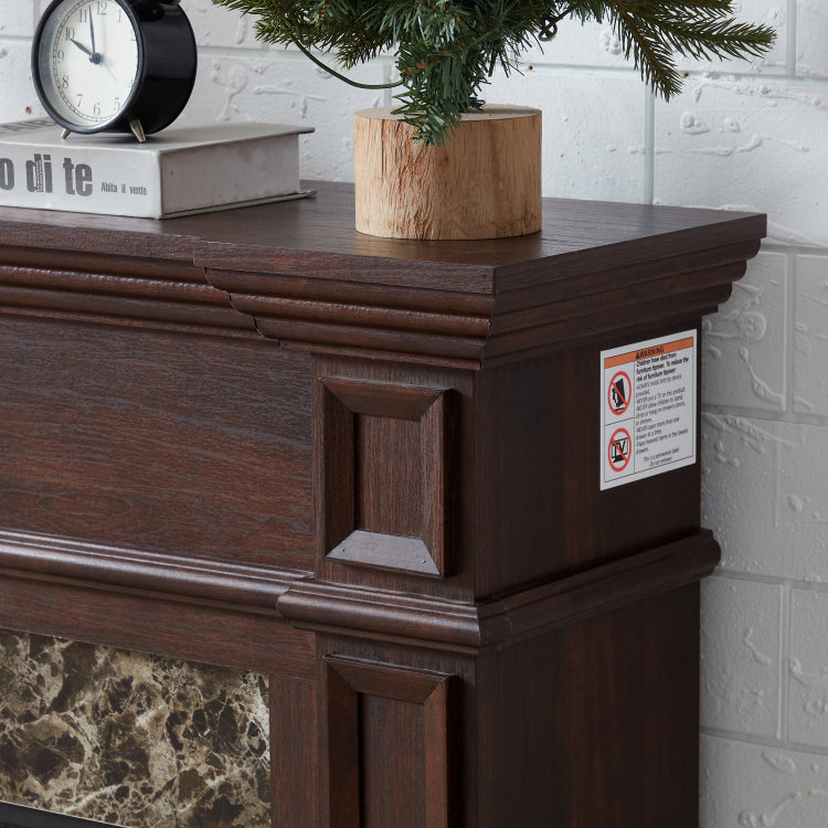 Only Mantel Not Included 23" Fireplace Cherry, 45.6"W*11.8"D*40"H