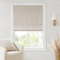 1 Pcs 29X64" Total Blackout Cordless Roman Shade Linen