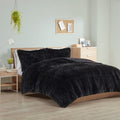 Twin Twin Xl Shaggy Long Fur Comforter Mini Set