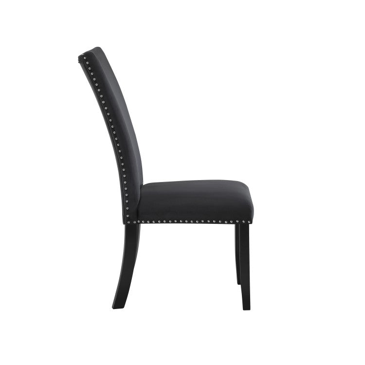 Jhoanna Black Dining Chairs Kit Of 2