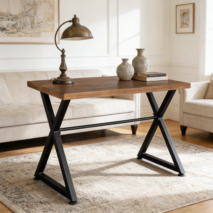 Contemporary Industrial Computer Desk Hallway Decor Nova Table