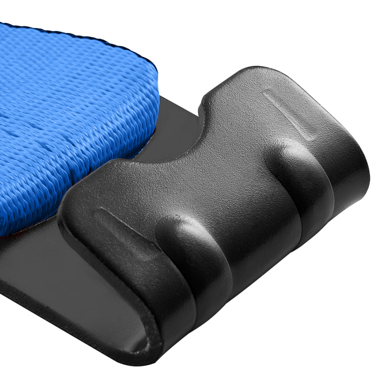 Winch Straps, 4" X 30', 6000 Lbs Load Capacity, 18000 Lbs Breaking Strength, Truck Straps With Flat Hook, Flatbed Tie Downs Cargo Control For Trailers, Farms, Rescues, Tree Saver, Blue 10 Pack