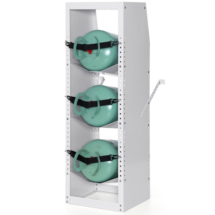 Refrigerant Tank Rack, With 3 X 30 50Lb Bottle Tanks, Cylinder Tank Rack 14.56X12.99X1.96 In, Refrigerant Cylinder Rack Gas Cylinder Racks And Holders For Freon, Gases, Oxygen, Nitrogen