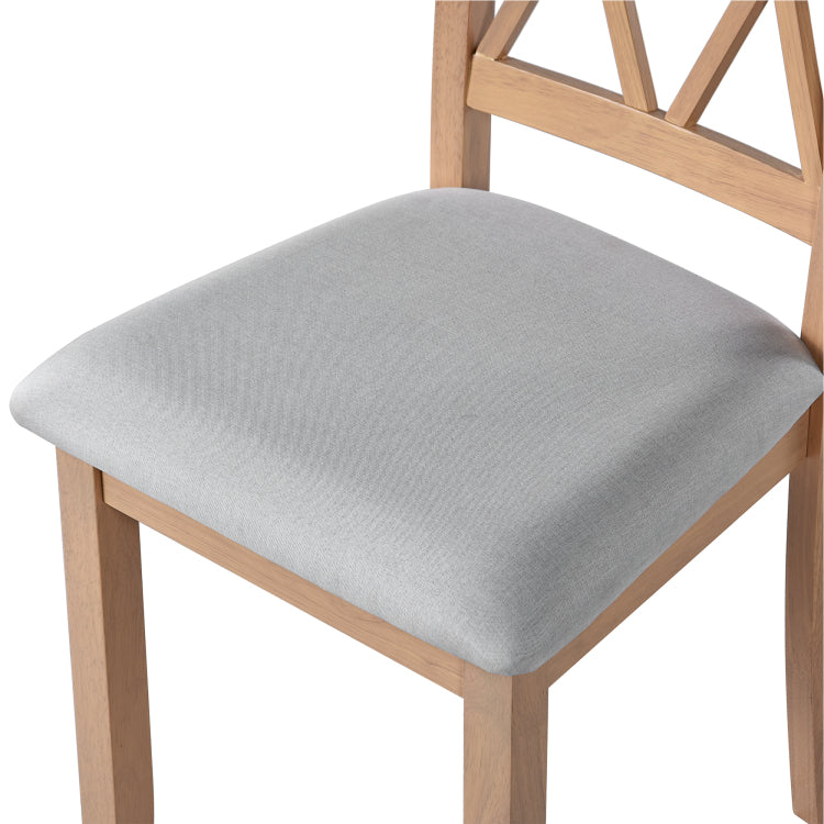 Dining Room Chairs Set Of 2, Accent Diner Chairs Upholstered Fabric Side Stylish Kitchen Chairs With Solid Wood Legs And Padded Seat