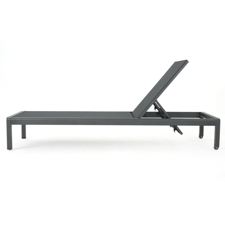 Cape Coral Kd Chaise Lounge Grey