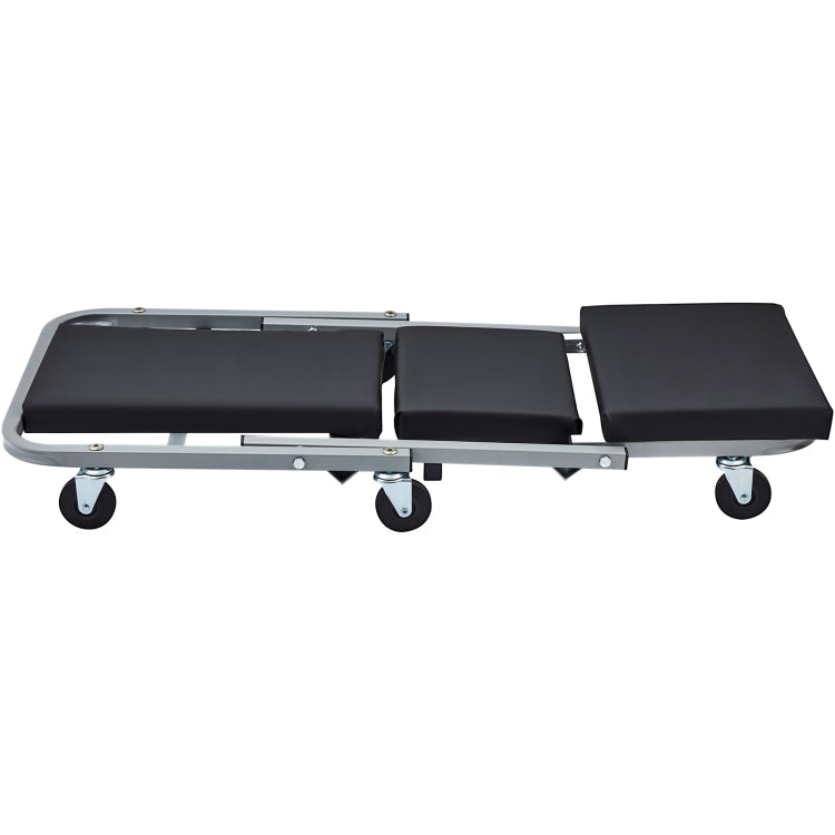 2 In 1 Z Creeper Seat Rolling Chair Auto Mechanics Shop Garage Work Stool
