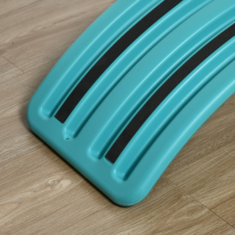 Qaba Kids 32" Balance Board, Wobble Board For Kids Toddlers, Curvy Rocker Board, Preschool Learning Montessori Waldorf Toy For Ages 3 6 Years Old, Blue