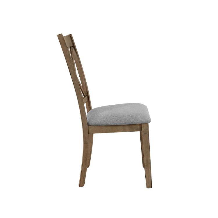 Amador Cross Back 2Pk Dining Chair Set