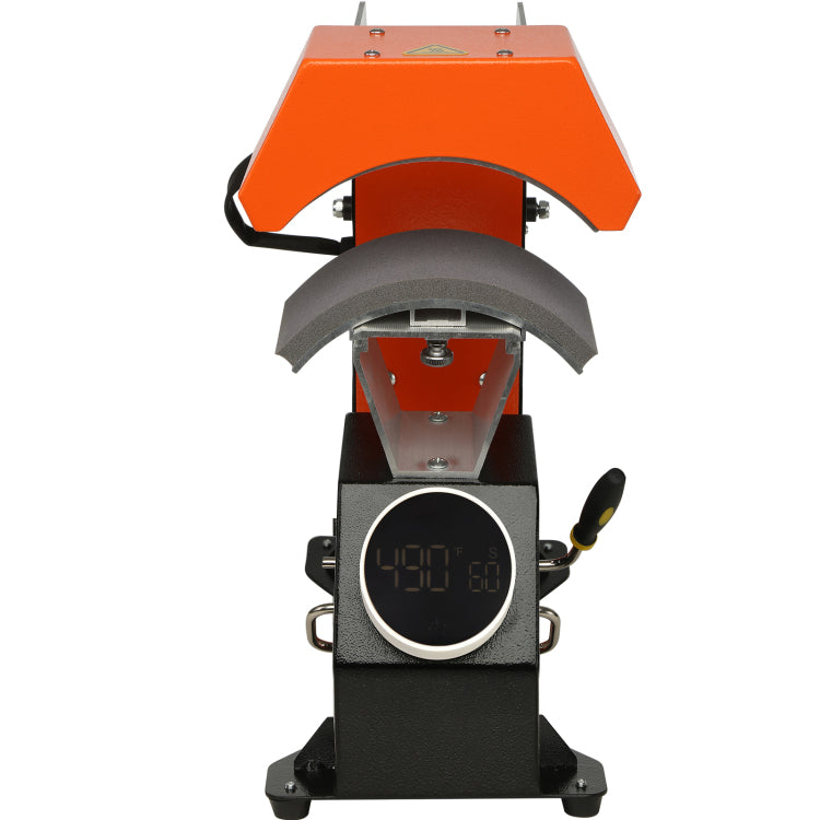 3 In 1 Auto Hat Heat Press With 3Pcs Interchangeable Platens 6.6" X 2.7", 6.6" X 3.8", 6.1" X 3" , Automatic Release&Press Knob Style Digital Control Panel, Heat Transfer Printing For Caps