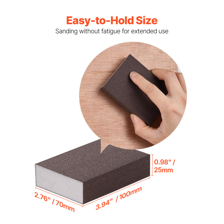 Sanding Sponge 4Pcs 60 80 120 220 Washable And Reusable Sanding Blocks