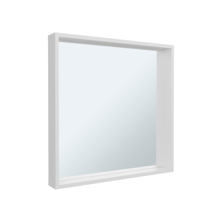 Dakota Medicine Cabinet With Mirror And Storage, Wall Mounted Mordern Bathroom Organizer, White