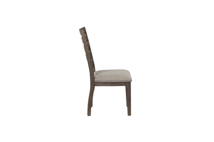 Casual Side Dining Chair W Ladder Back Set Of 2