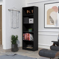Sutton 4 Shelves Bookcase With Modern Storage Shelves