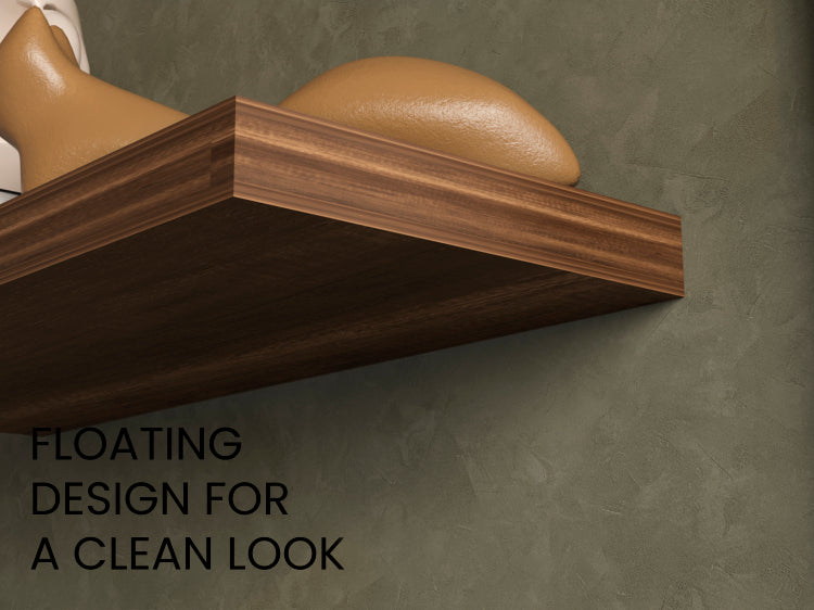 Floating Shelf Dallas, Living Room, Caramel